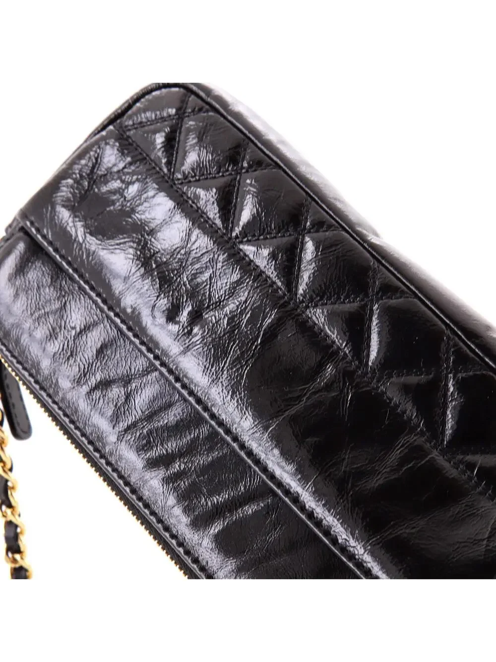 Chanel Cc Double Zip Clutch With Chain #343066C26B